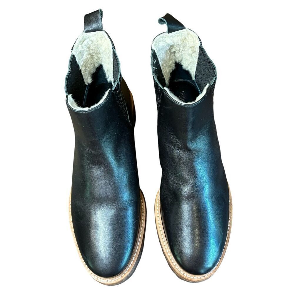 Botkier Shearling-Lined Chelsea Boots in Black NWOB Size 7